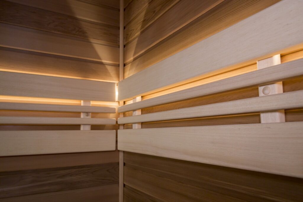 Moderní finská sauna